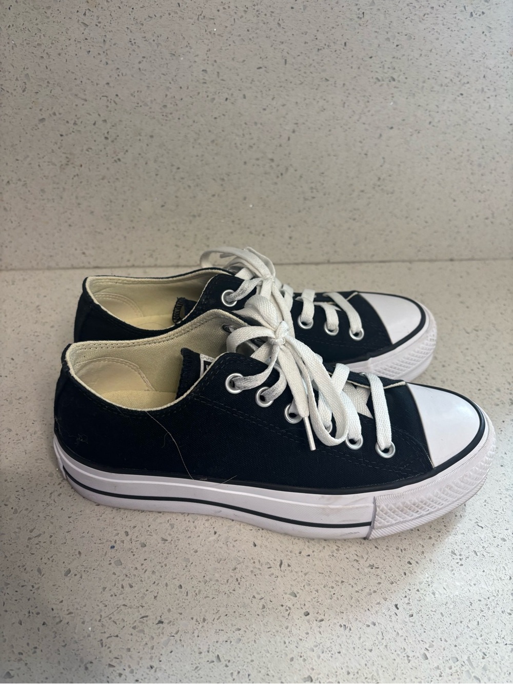 Womens size 6.5 converse platform shoes, #P1343 - Picture 3 of 7